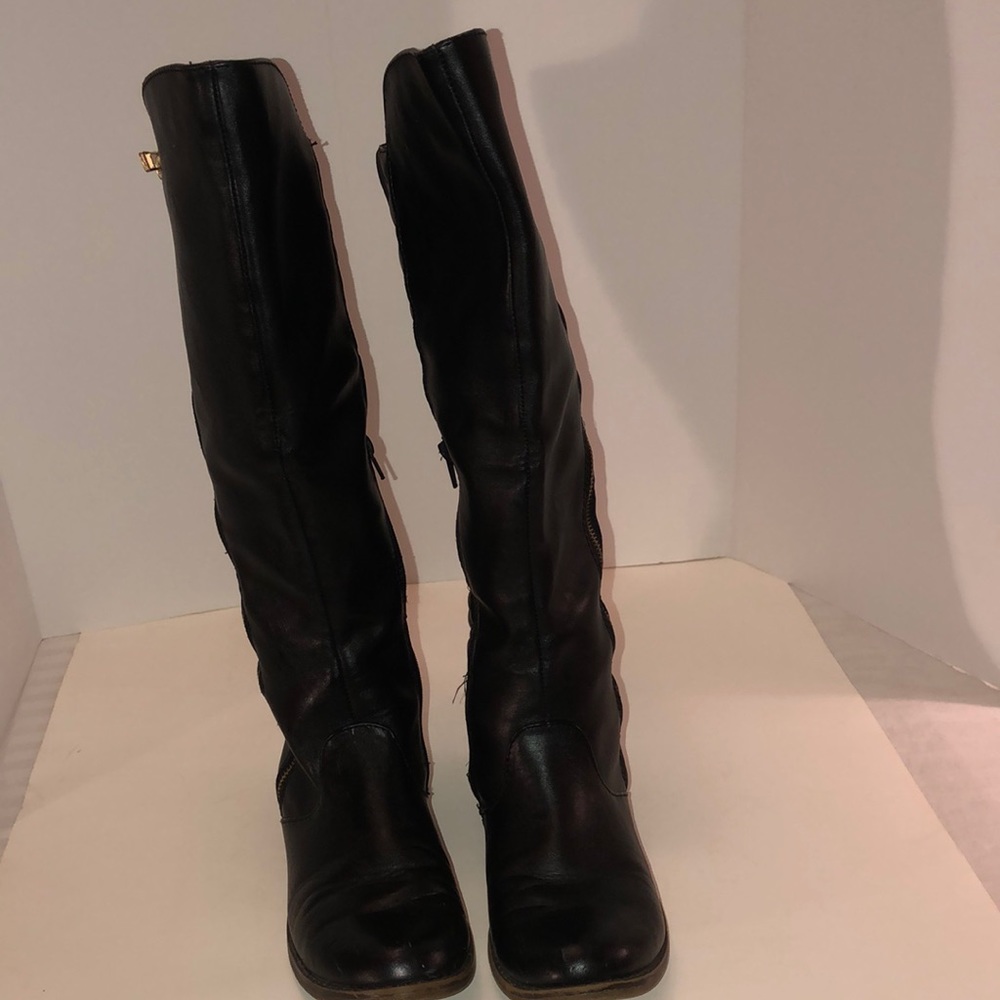 Kohl’s Black Black Man Made Leather - 8 - Picture 4 of 8